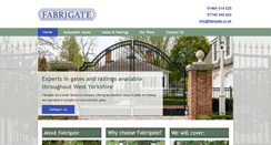 Desktop Screenshot of fabrigate.co.uk